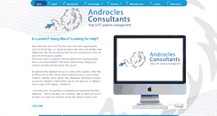 Desktop Screenshot of androcles.co.uk